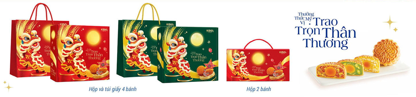 Hộp bánh tự chọn Kido